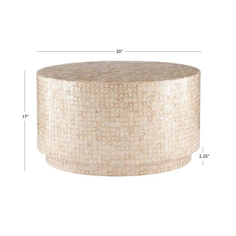 Astra coffee table in mother of pearl - Image 2