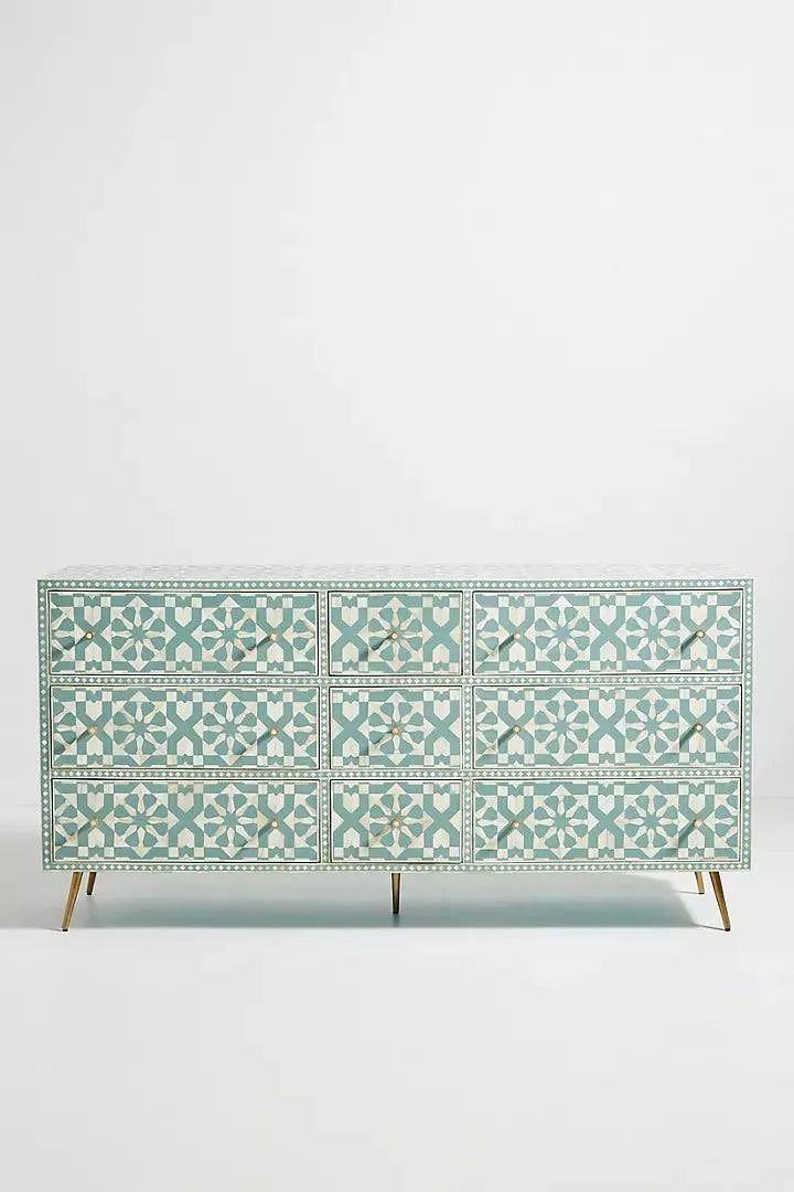 Jodha furniture moroccan Nine Bone inlay chest of drawer - Image 2